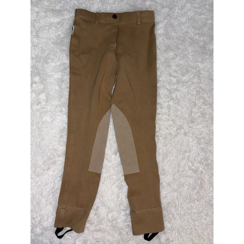 Equi Star Girls Sz. 10 Tan Riding Pants. Excellent Quality & Condition